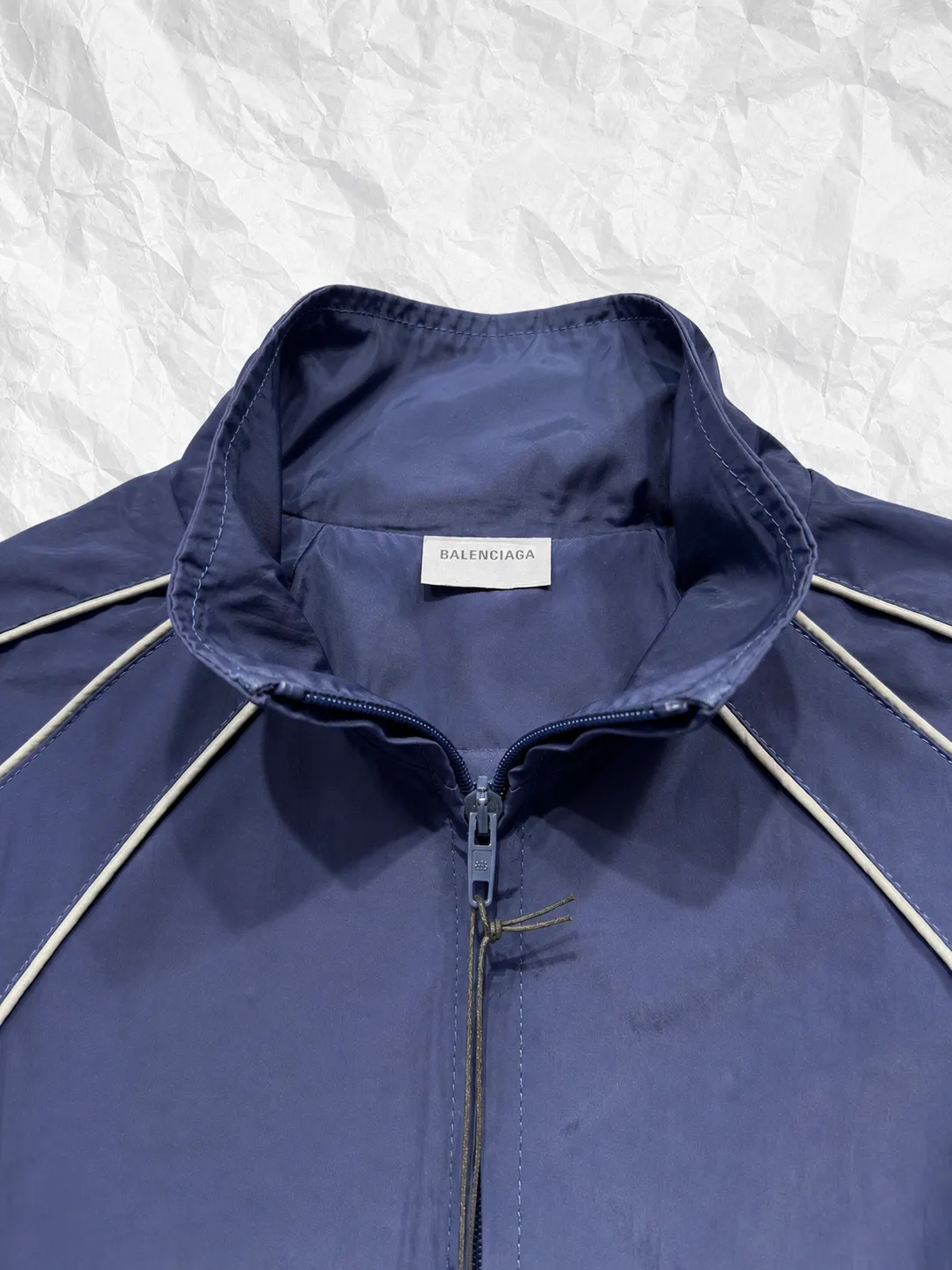 Balenciaga Blue Nylon Sport Jacket