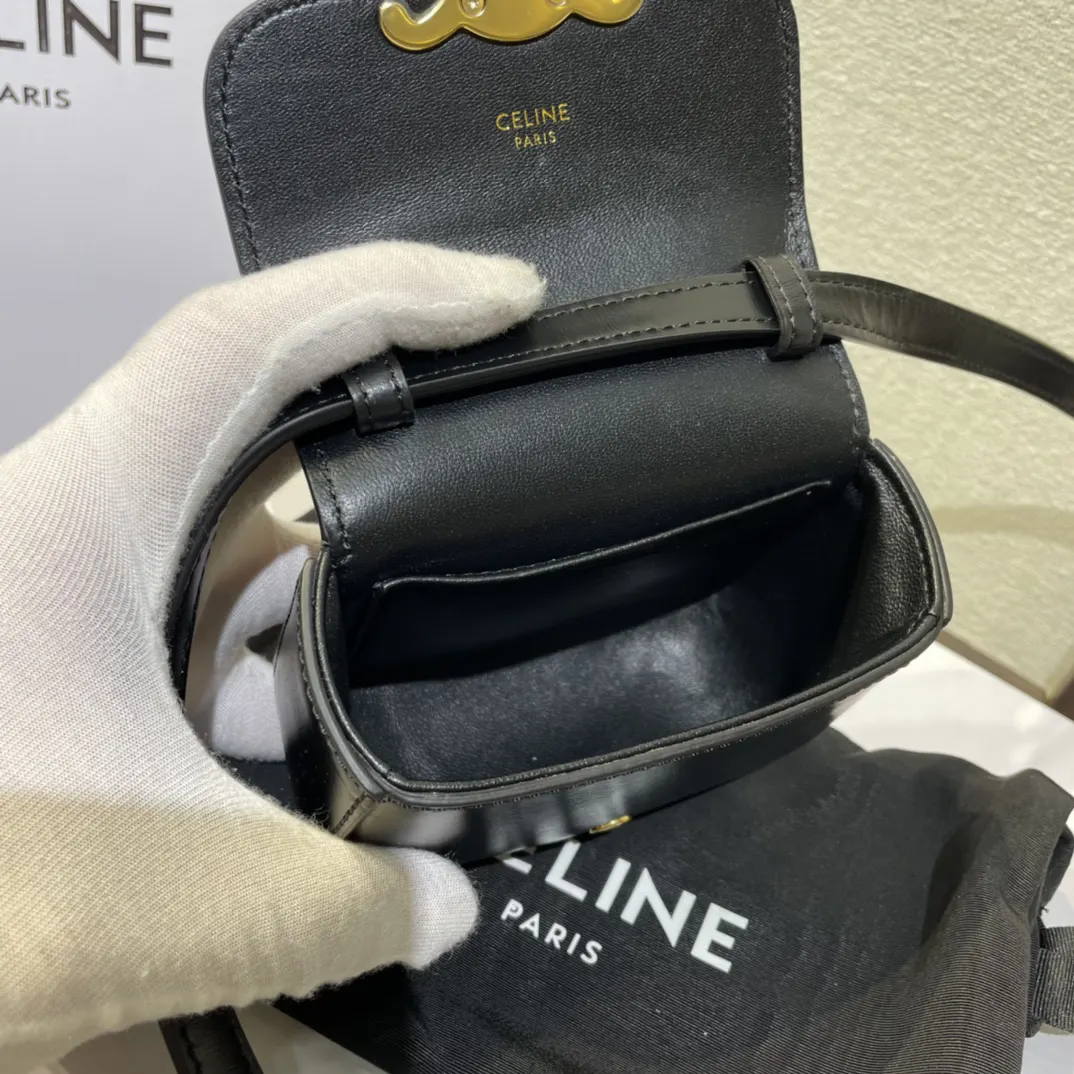 Celine 全钢五金 mini 耳机包 腰包 休闲腰包款
