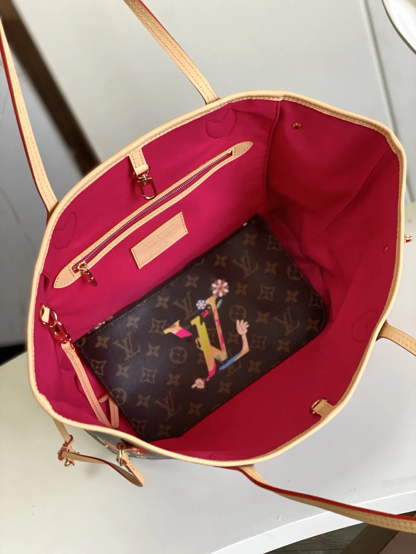 LV Neverfull 牛皮 收納包 旅行收納款(數字9) LV Neverfull 牛皮 收納包 旅行收納款(數字9)