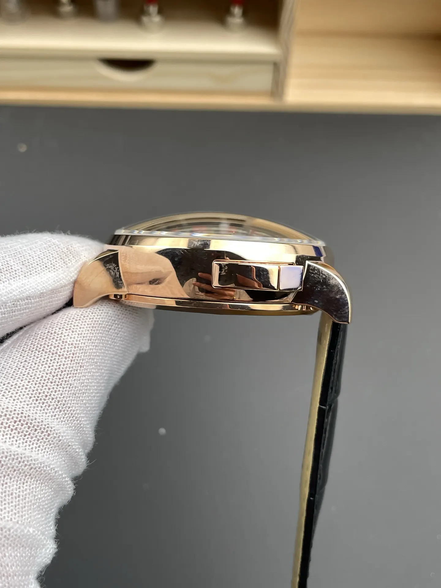 菲达出品 捷克豹转盘 赌盘 机械表 手表 经典腕表款