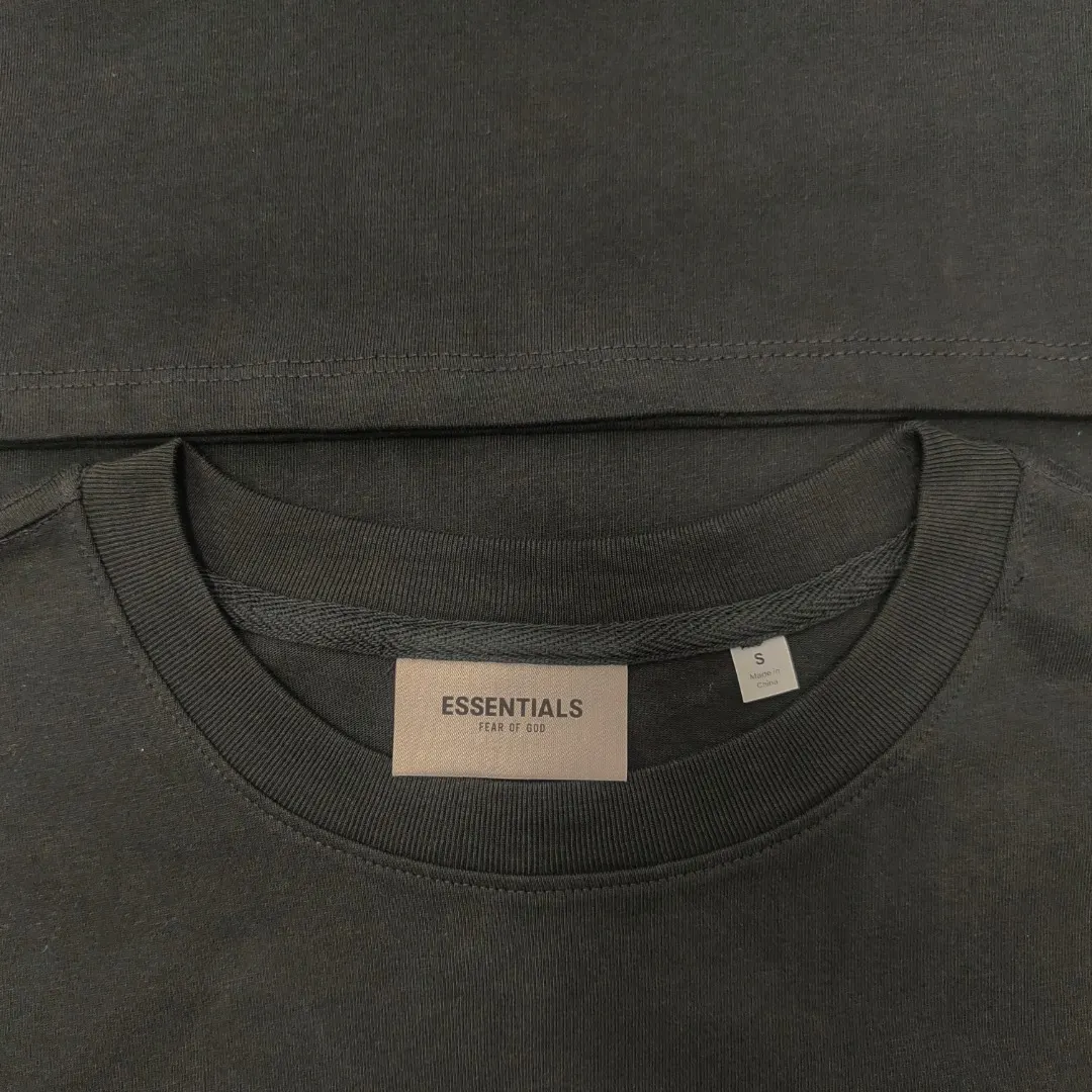Fear of God 黑色 字母 水洗 短袖T恤 日常百搭款