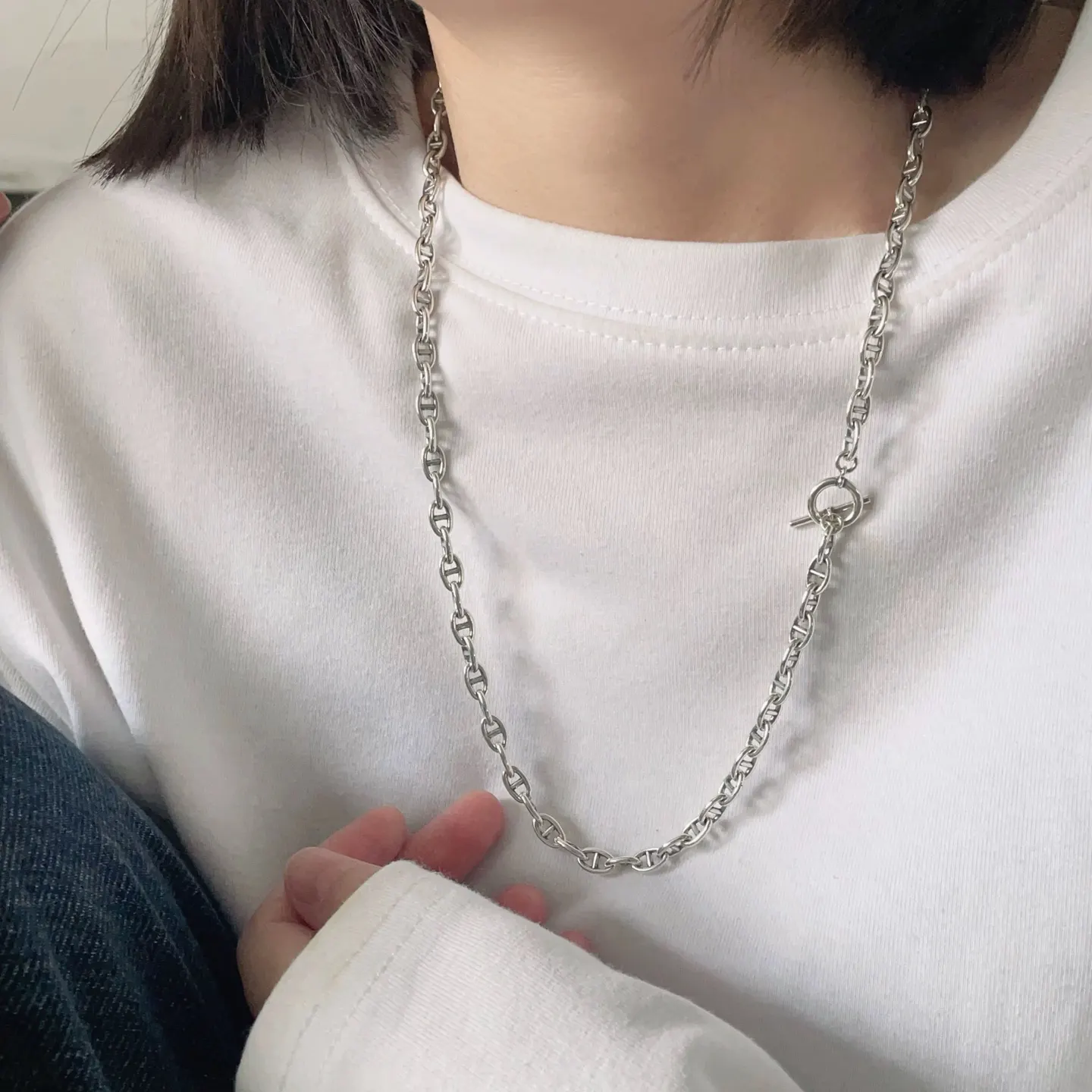 Hermès Roulis 银色 斜挎包