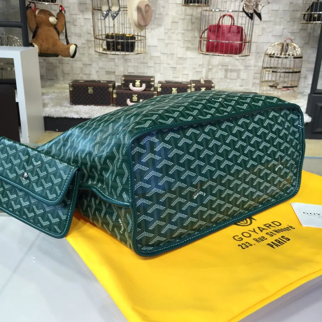 Goyard 戈雅 双面可用 充满法式优雅 订制Y字母涂鸦料 皮轻 旅行包 大容量旅行款