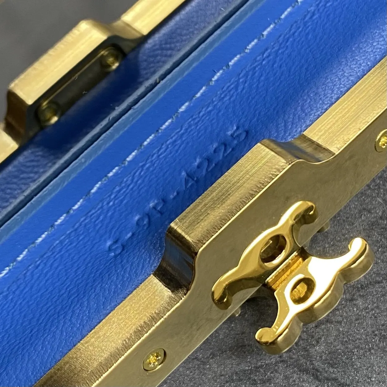 Black Blue Cosmetic Pouch