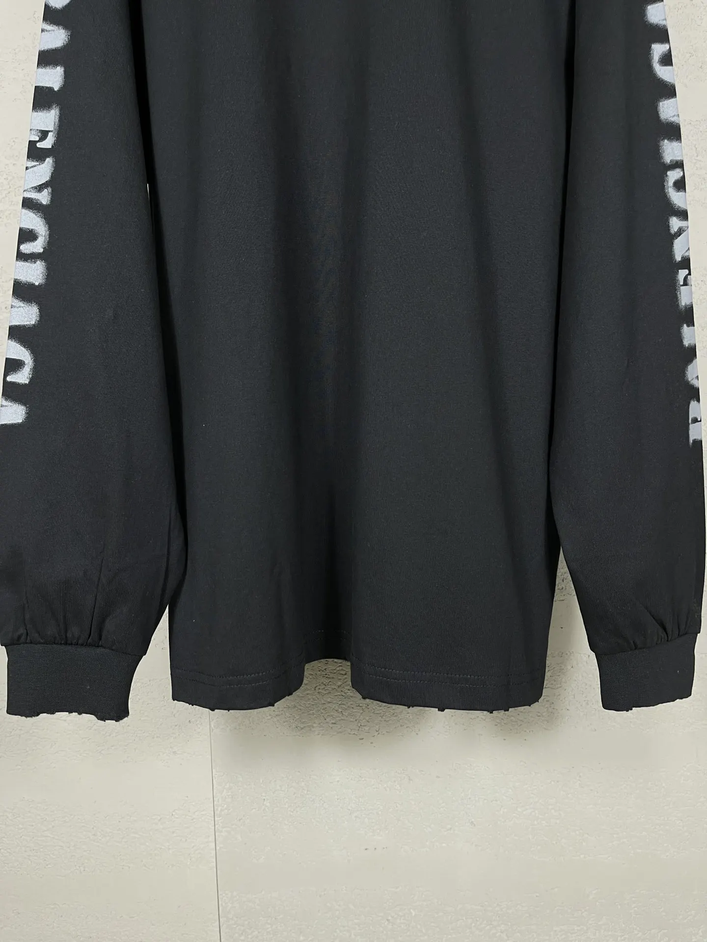 Balenciaga 黑色 純棉 Logo 短袖T恤 宽松休閒(數字5) Balenciaga 黑色 純棉 Logo 短袖T恤 宽松休閒(數字5)