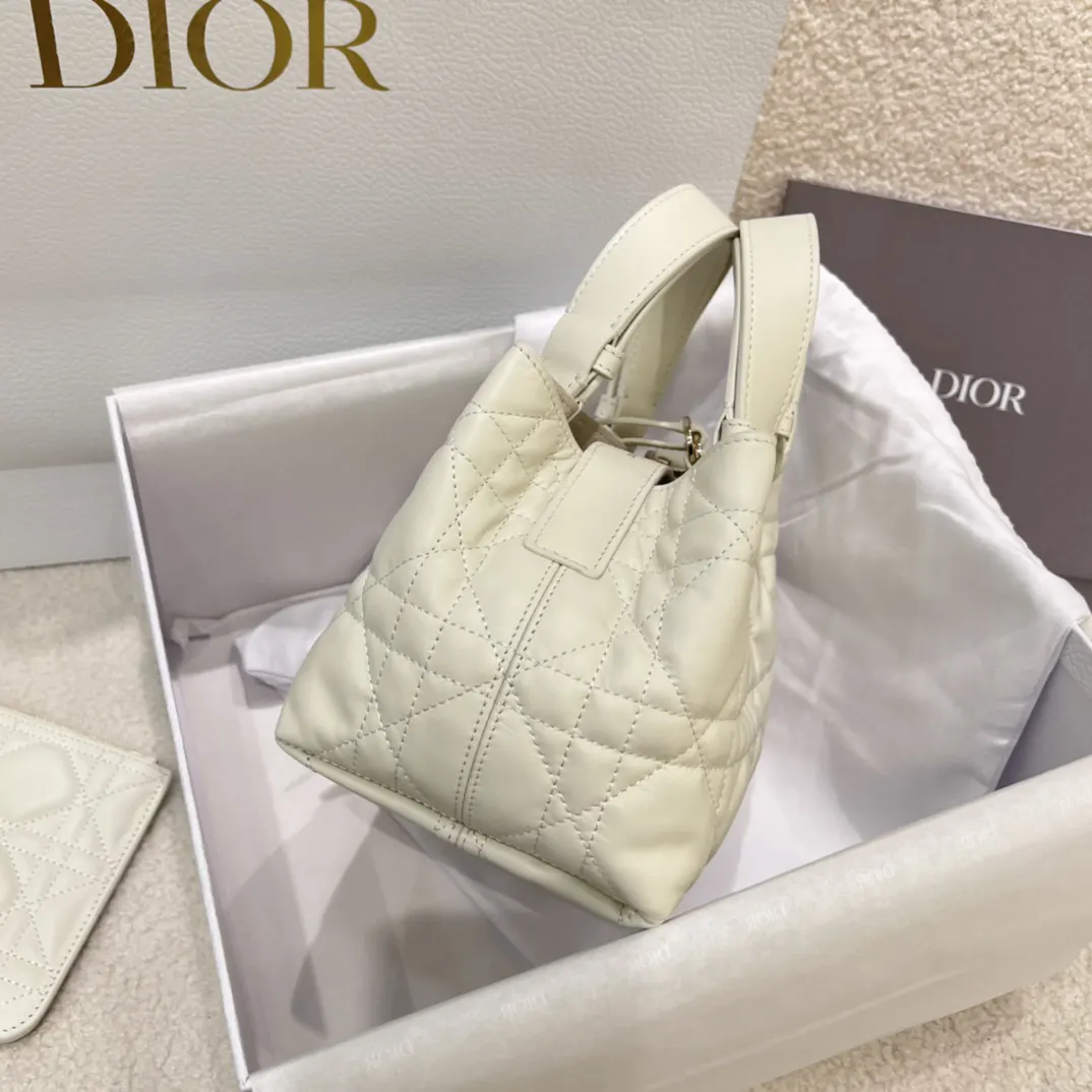 Dior 白色牛皮手袋 手提斜挎