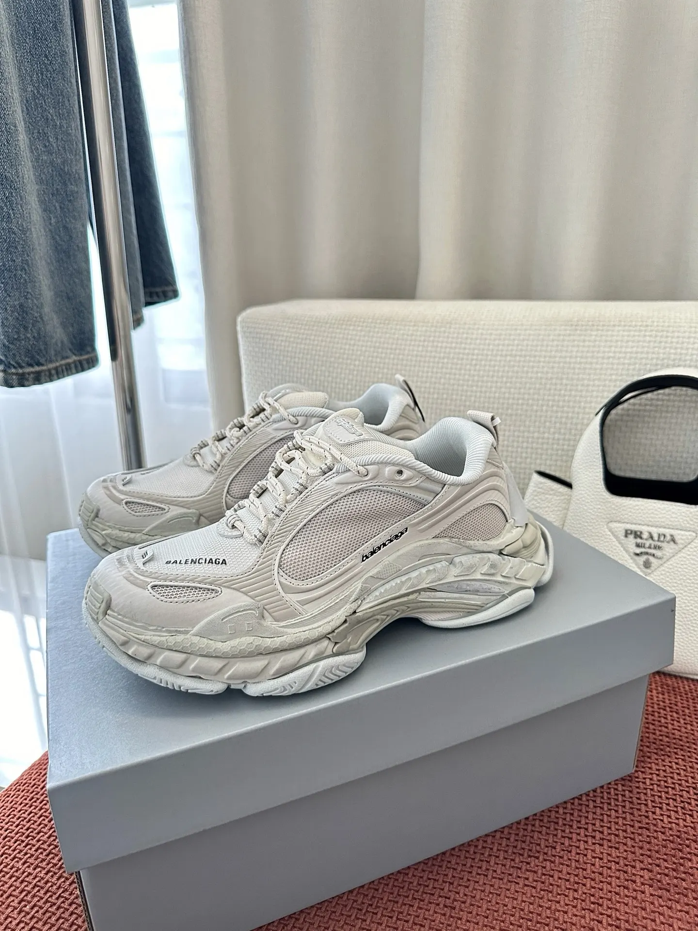 Balenciaga Triple S White Sneakers