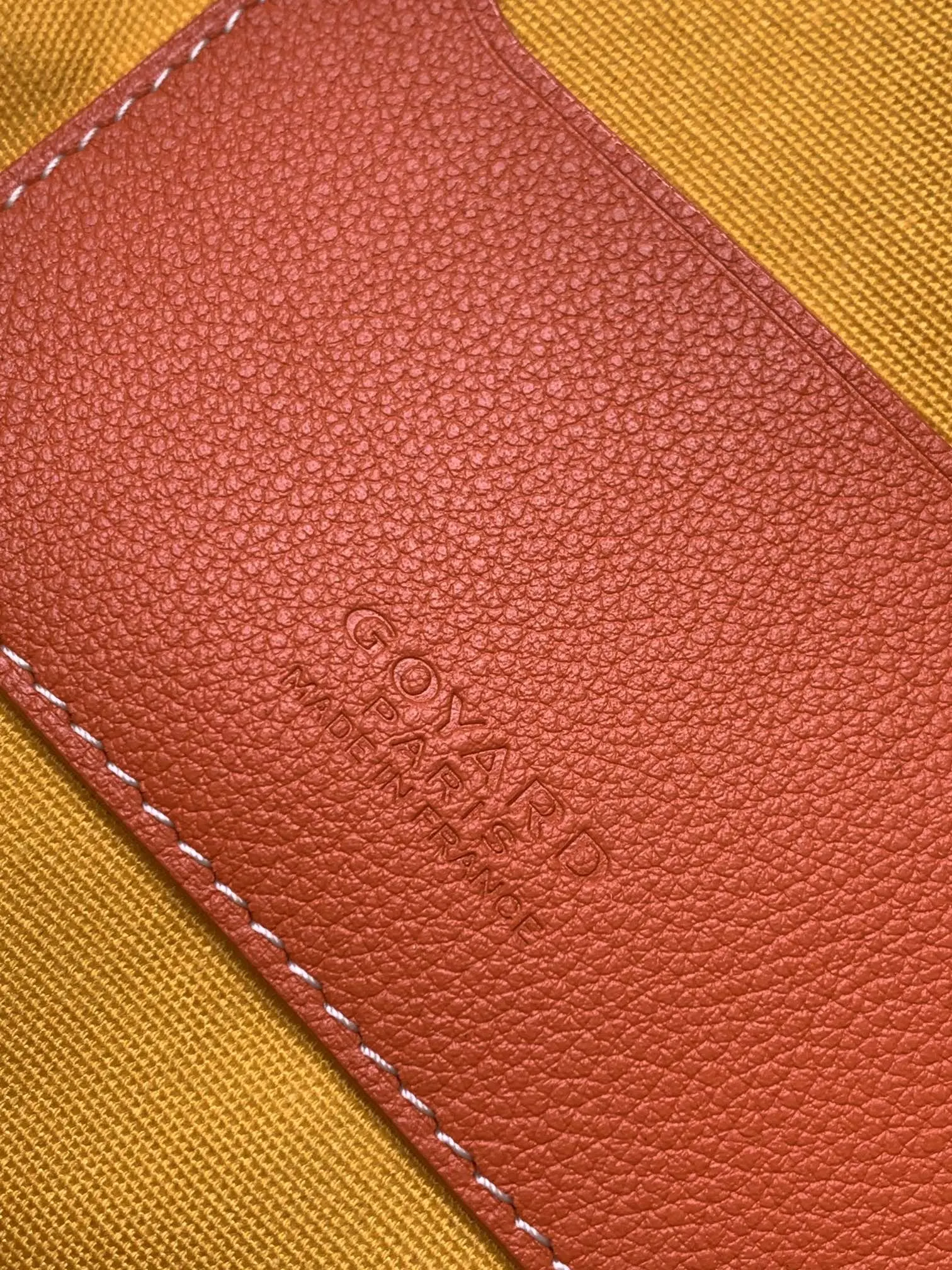 Goyard 橙色 鼎鼎戈雅 手拿包 精致手拿款