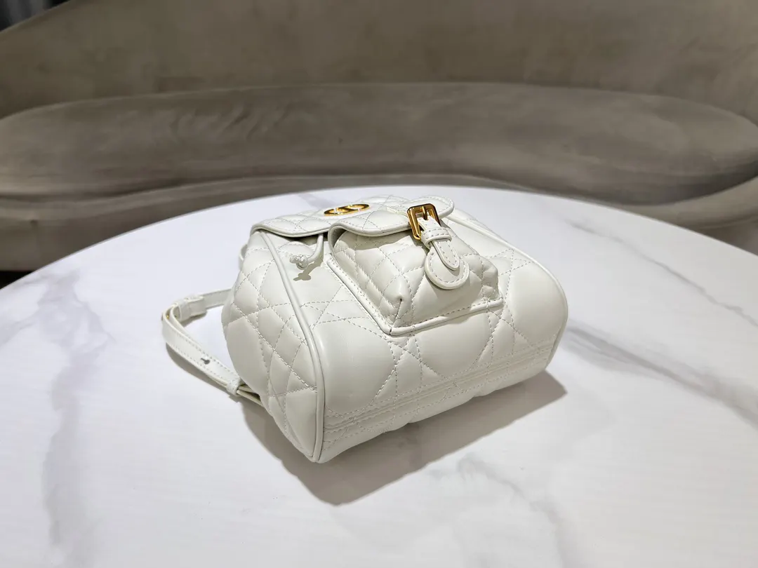 Dior Caro 白色 双肩包
