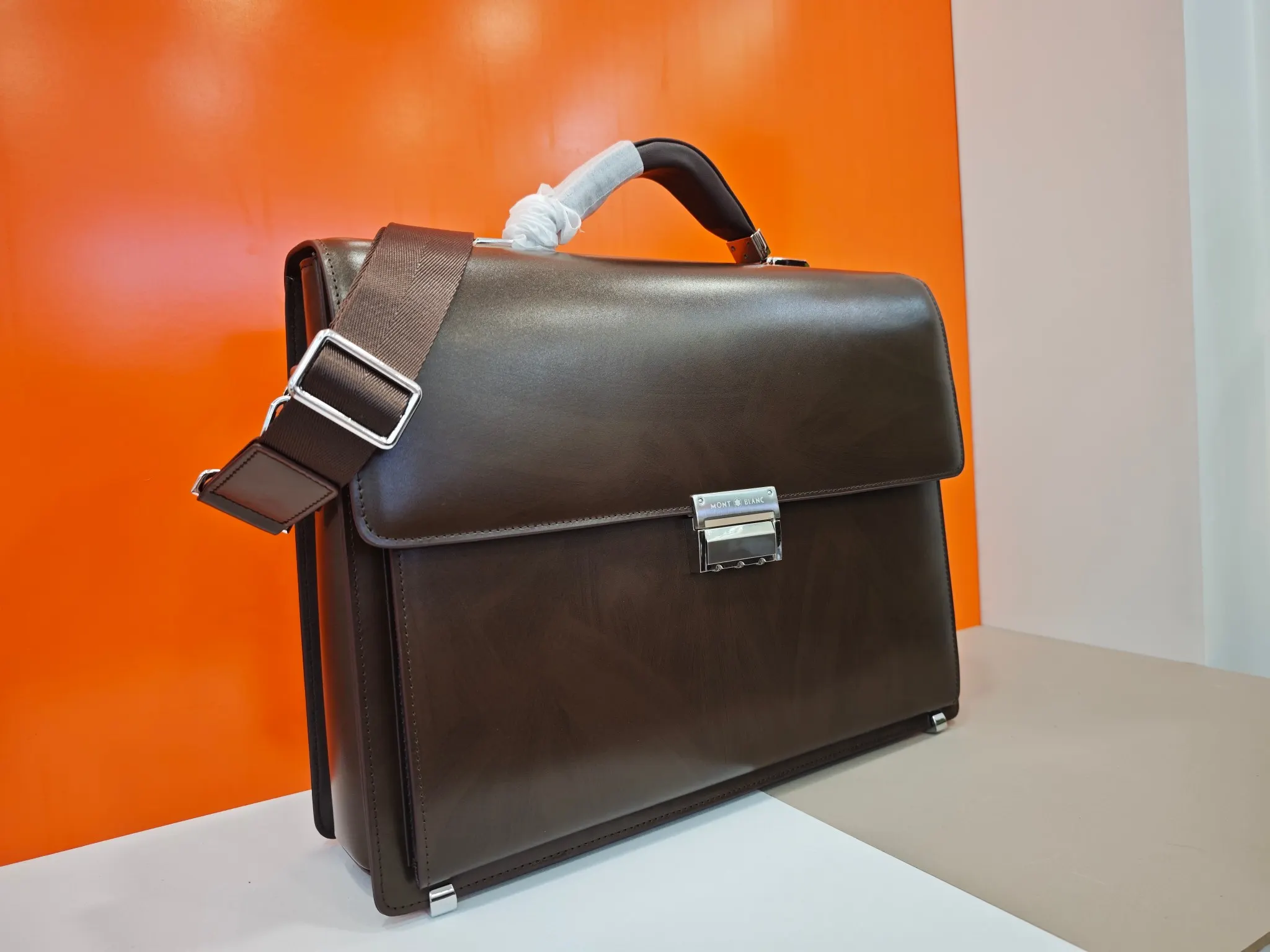 Briefcase Business Commuter Leather