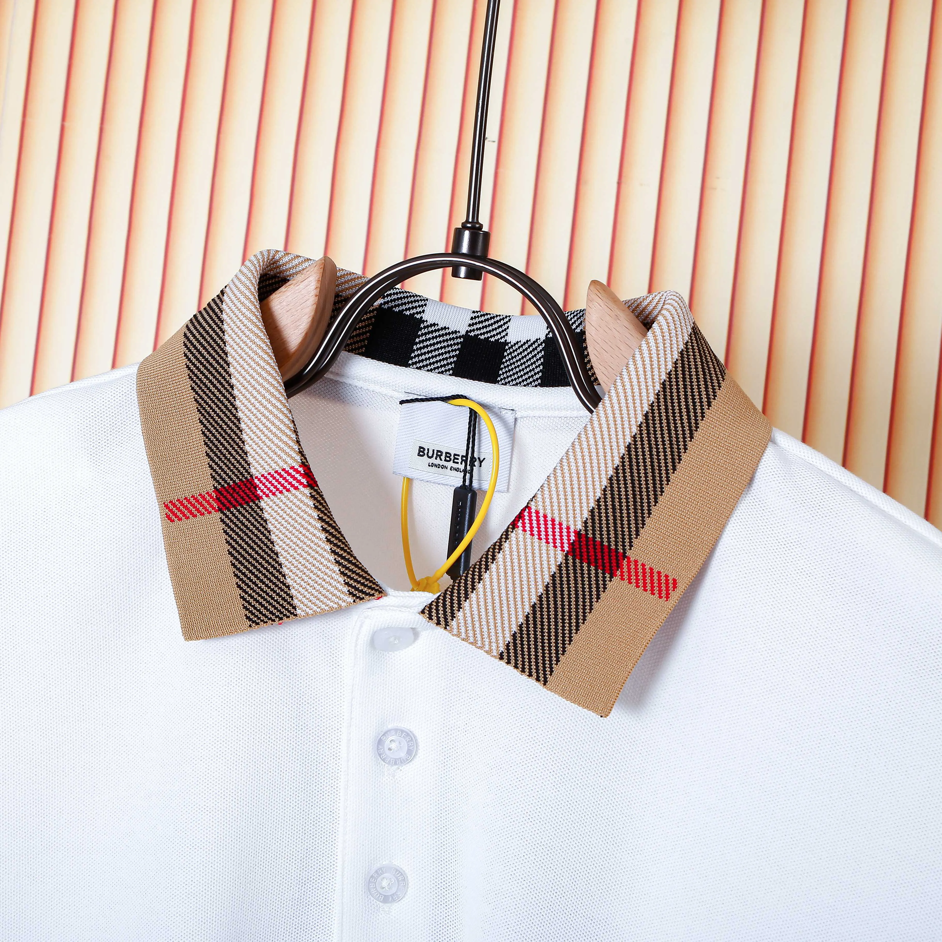 Burberry 格纹 Polo衫 休闲百搭款