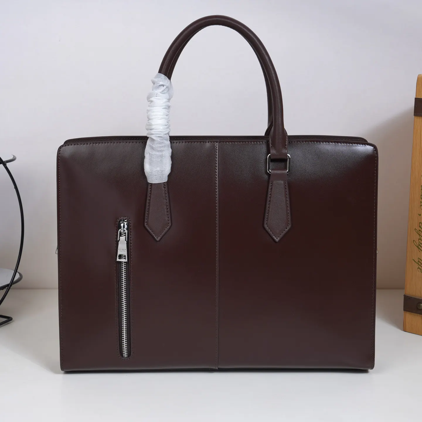 Prada P5069-1 棉質 公文包