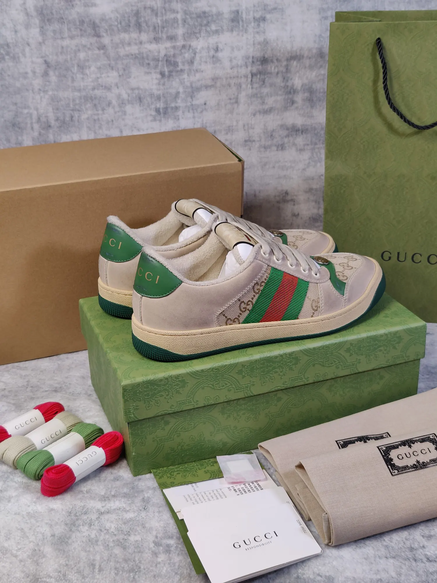Gucci Logo休闲运动鞋 百搭款