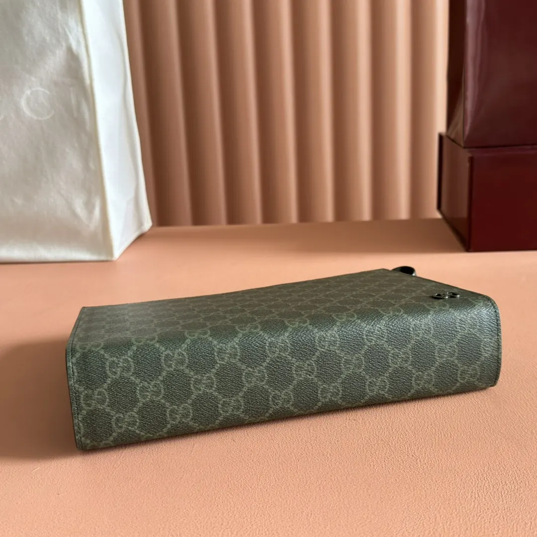 红色 米色 帆布 手拿包 精致手拿款