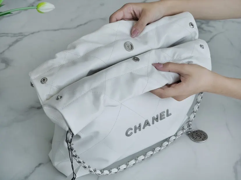 Chanel White Tote Bag