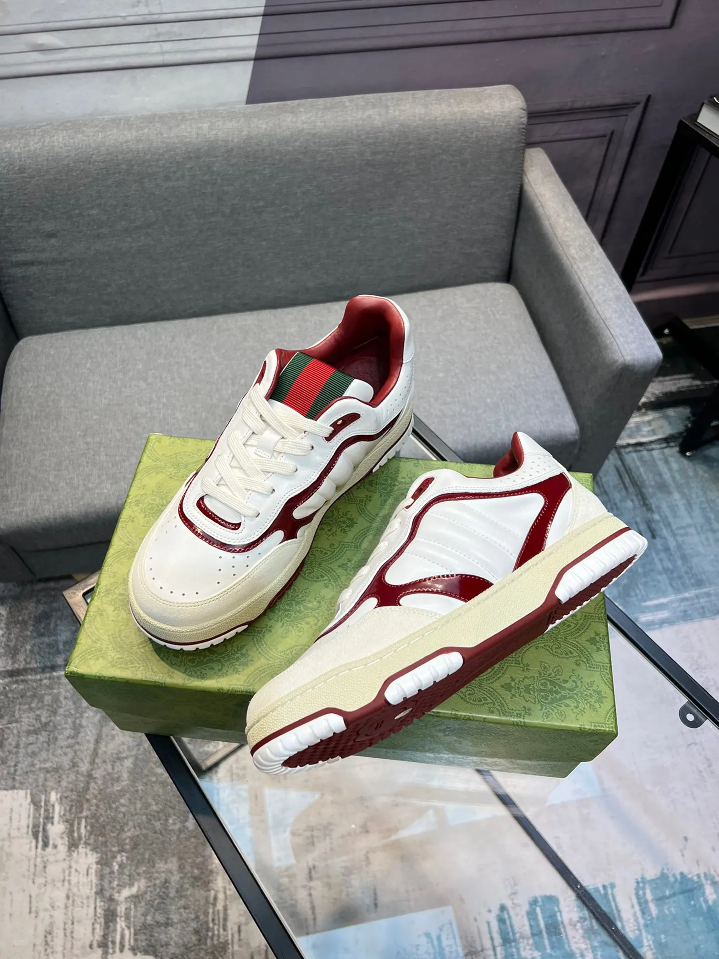 Gucci Logo休闲运动鞋