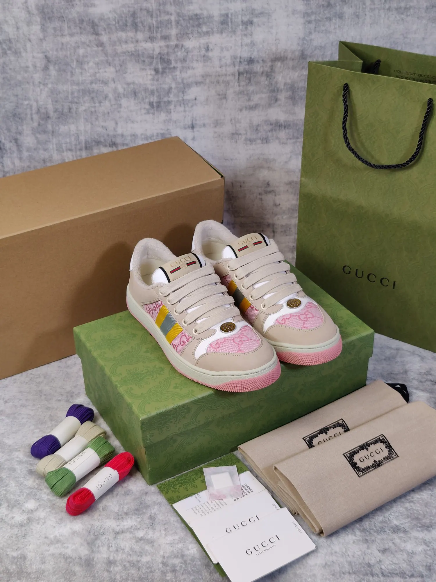 Gucci Logo Sneakers Image 5 Gucci Logo Sneakers Image 5