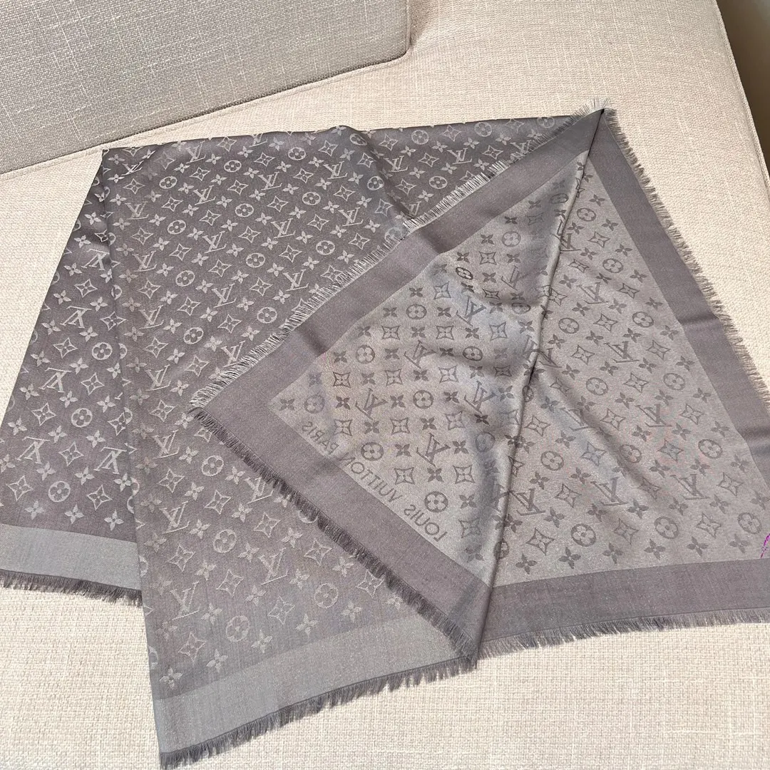 Louis Vuitton Gray Scarf