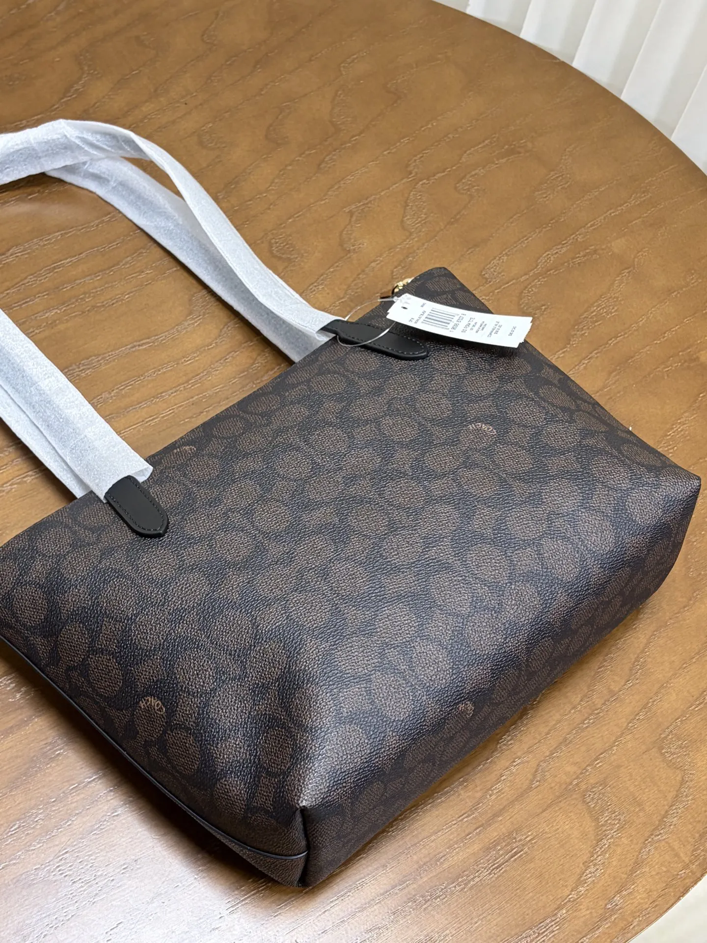 Monogram Tote Bag Leather