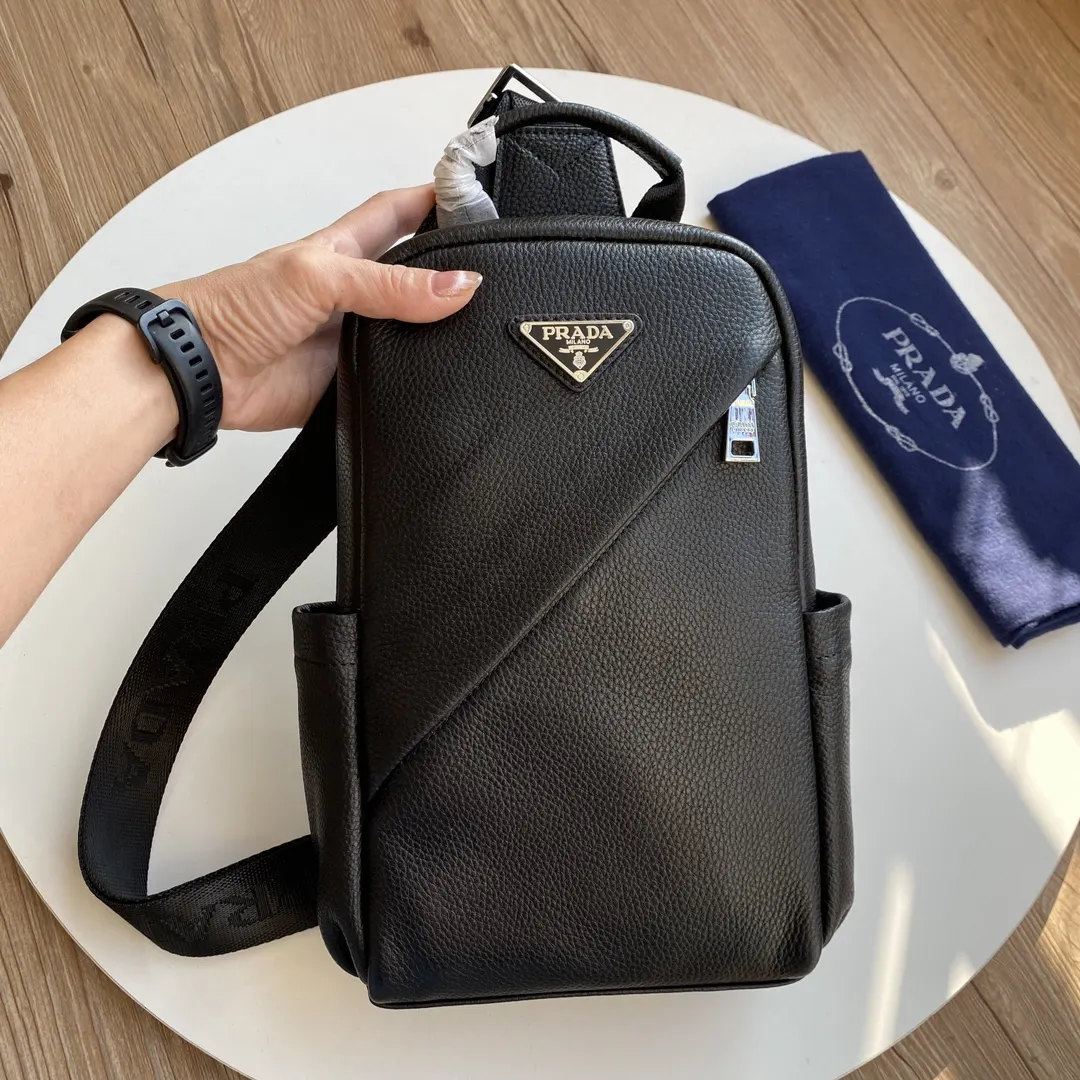 Prada Black Belt Bag Casual Leather