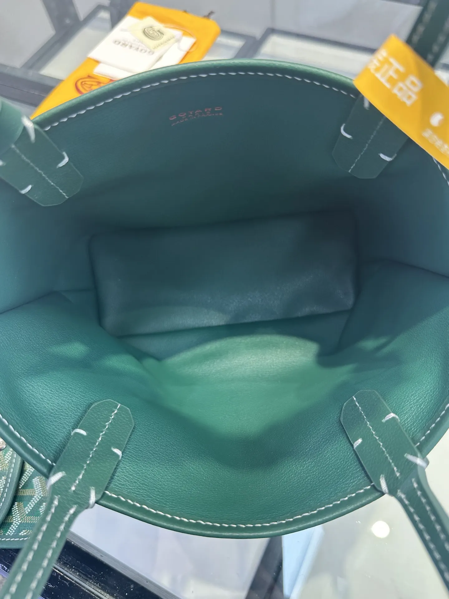 Goyard 绿色 小牛皮 托特包 大容量托特款
