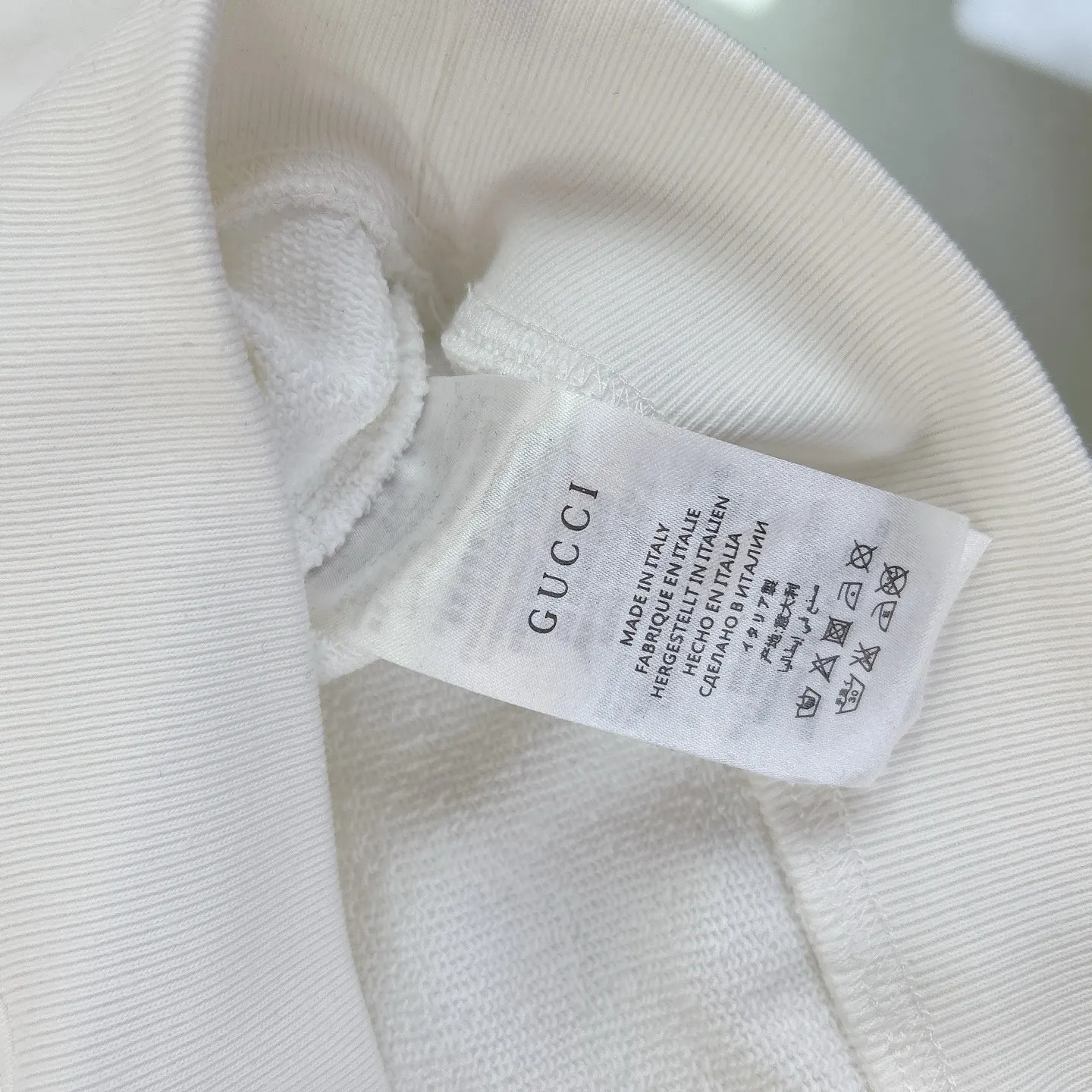 Gucci Logo印花圆领卫衣