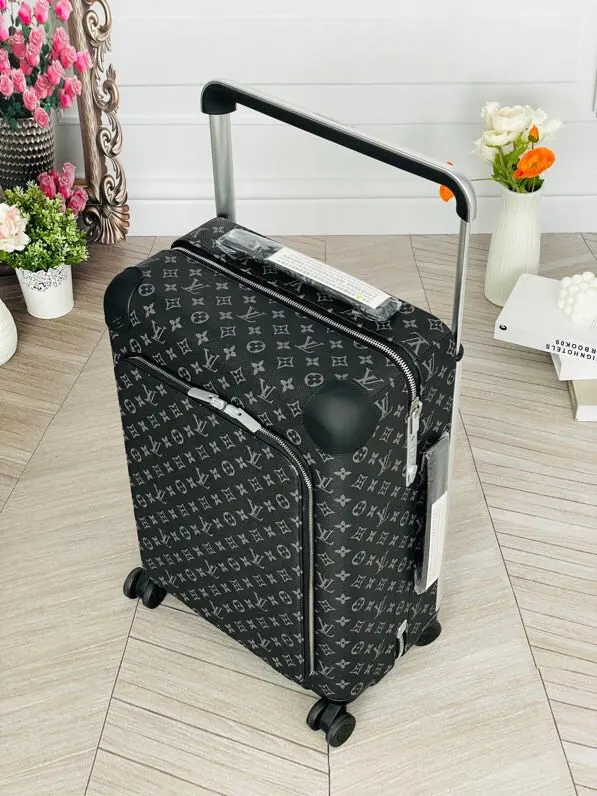 LV 老花 帆布 范冰冰同款 驴牌宽拉杆拉链箱行李箱 HOR 旅行拉杆款 轻便出行款
