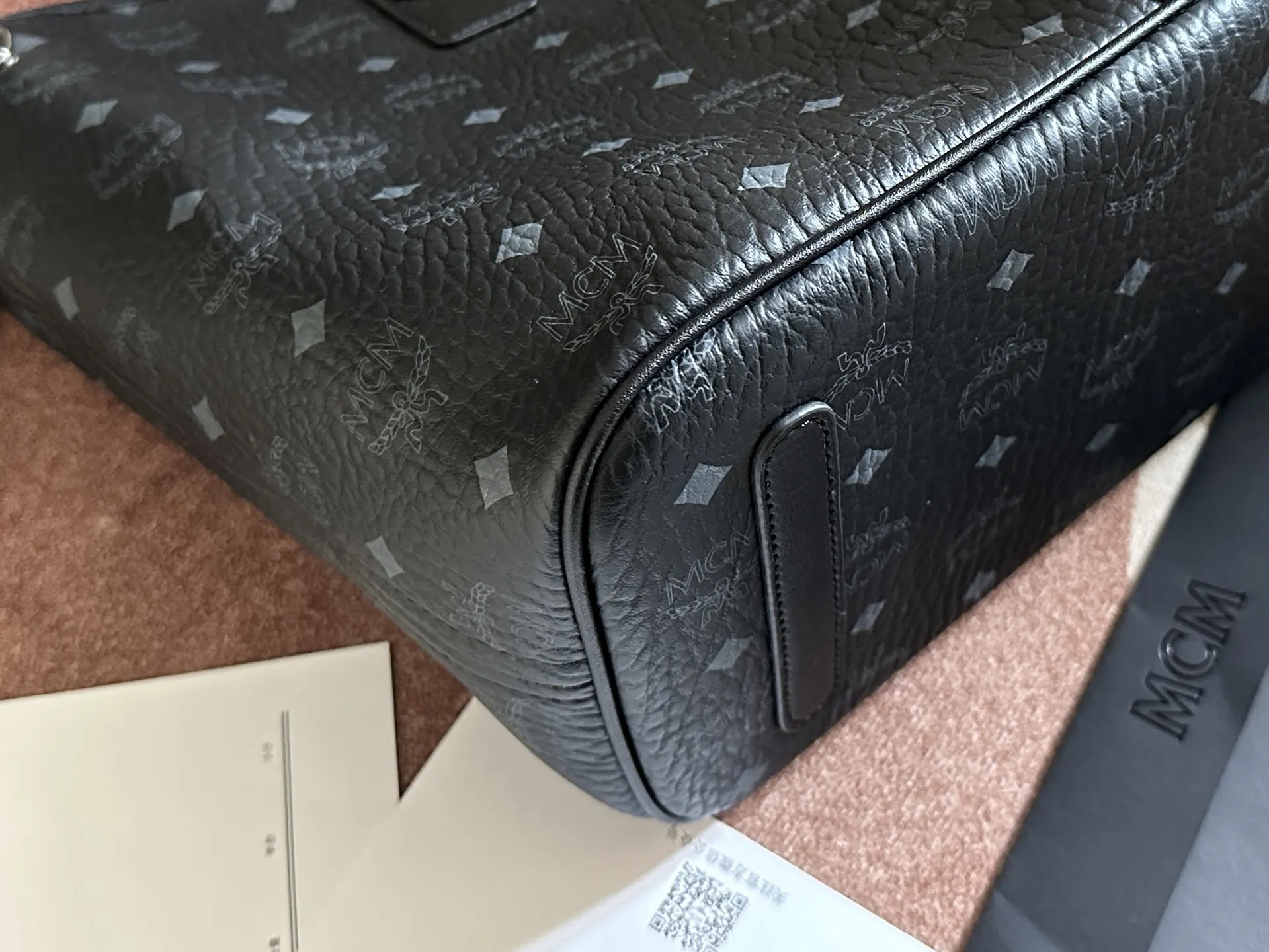 Black Tote Bag Leather