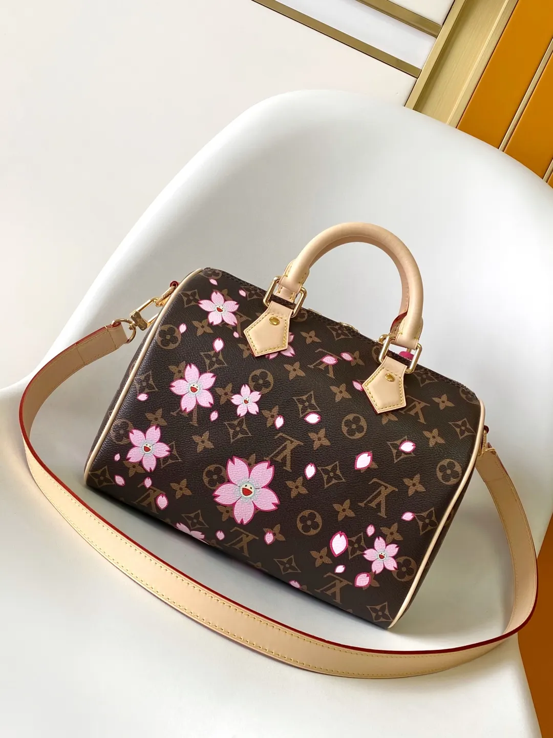 LV Speedy 牛皮 收納包 旅行收納款