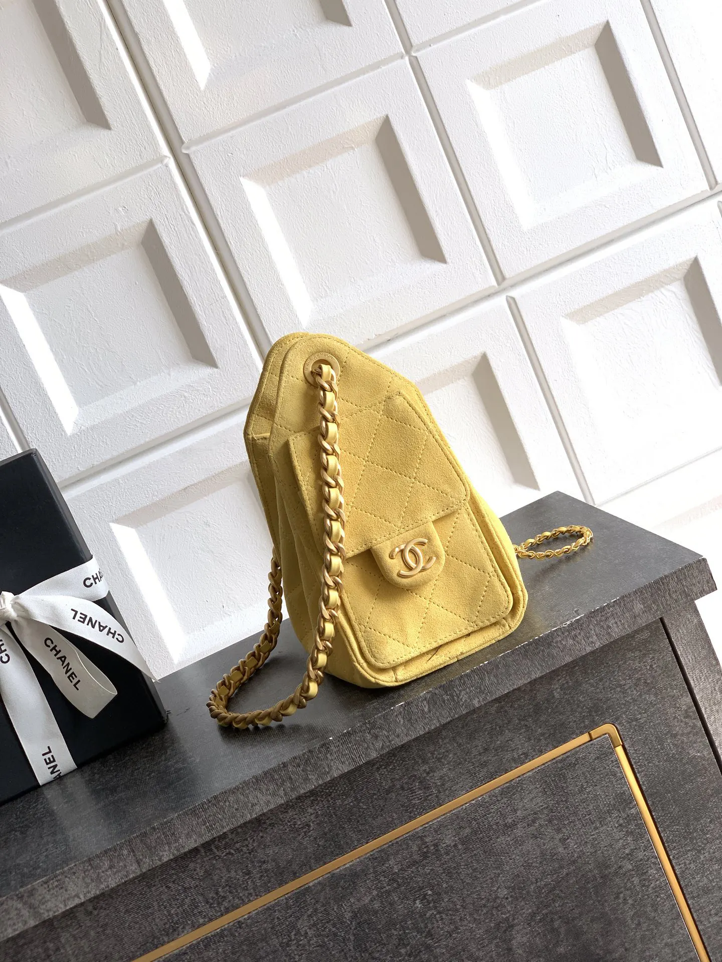 Yellow Chain Bag
