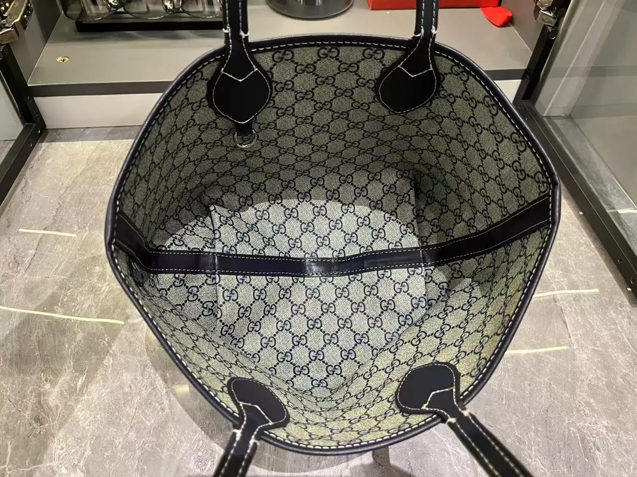 Gucci 棕色 托特包 手提單肩