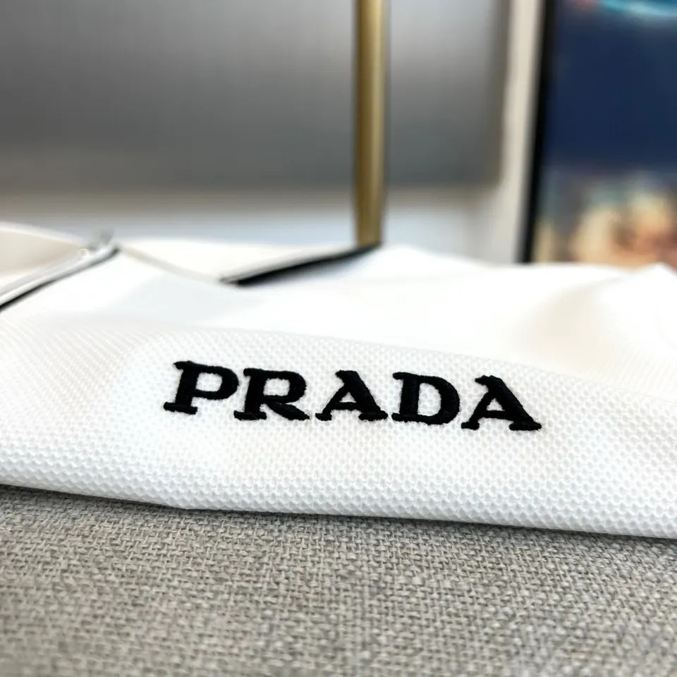 Prada 刺繡 棉質 Polo衫