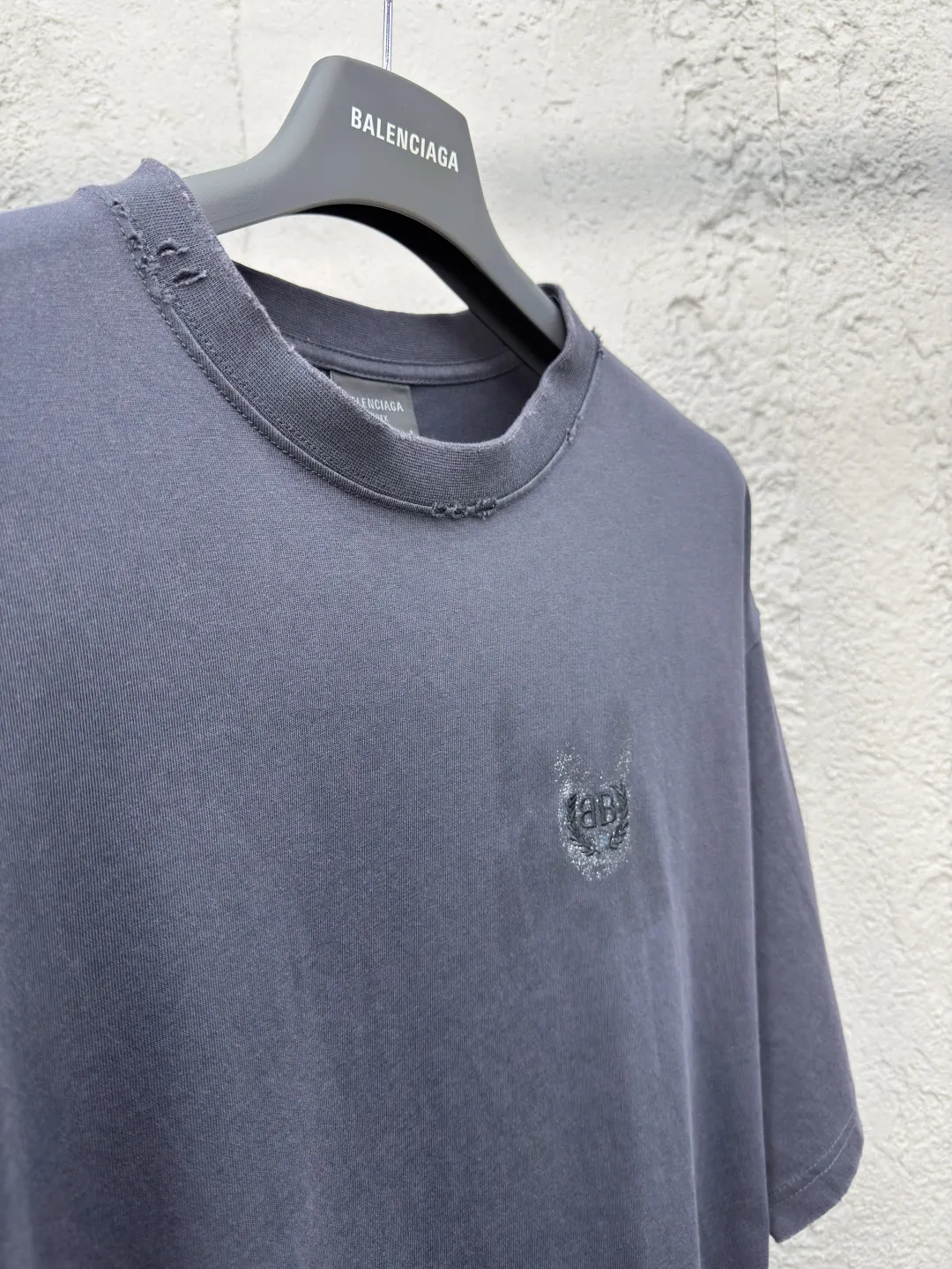 Balenciaga Black Cotton Short Sleeve T-Shirt Street