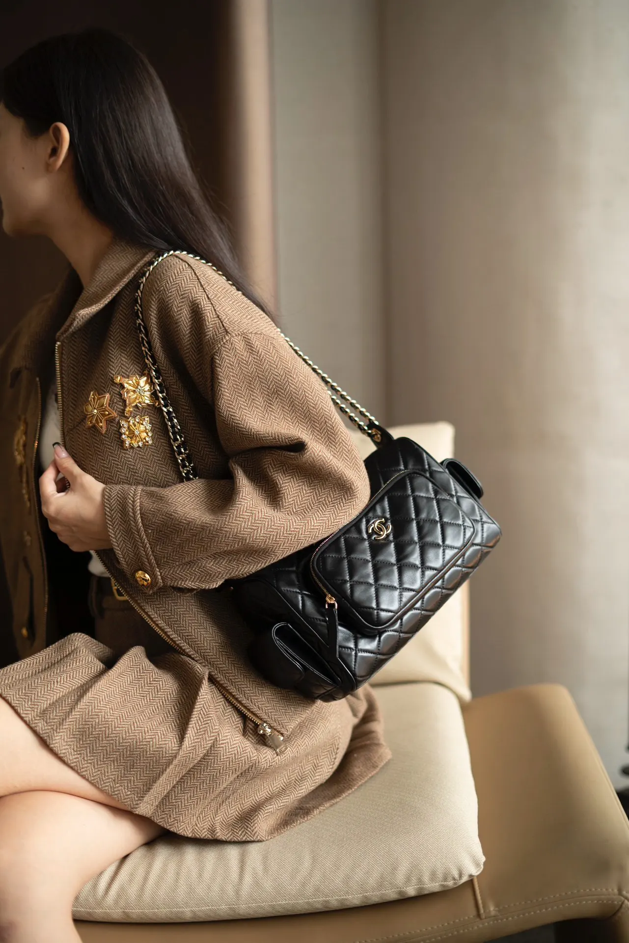Gold Chain Bag