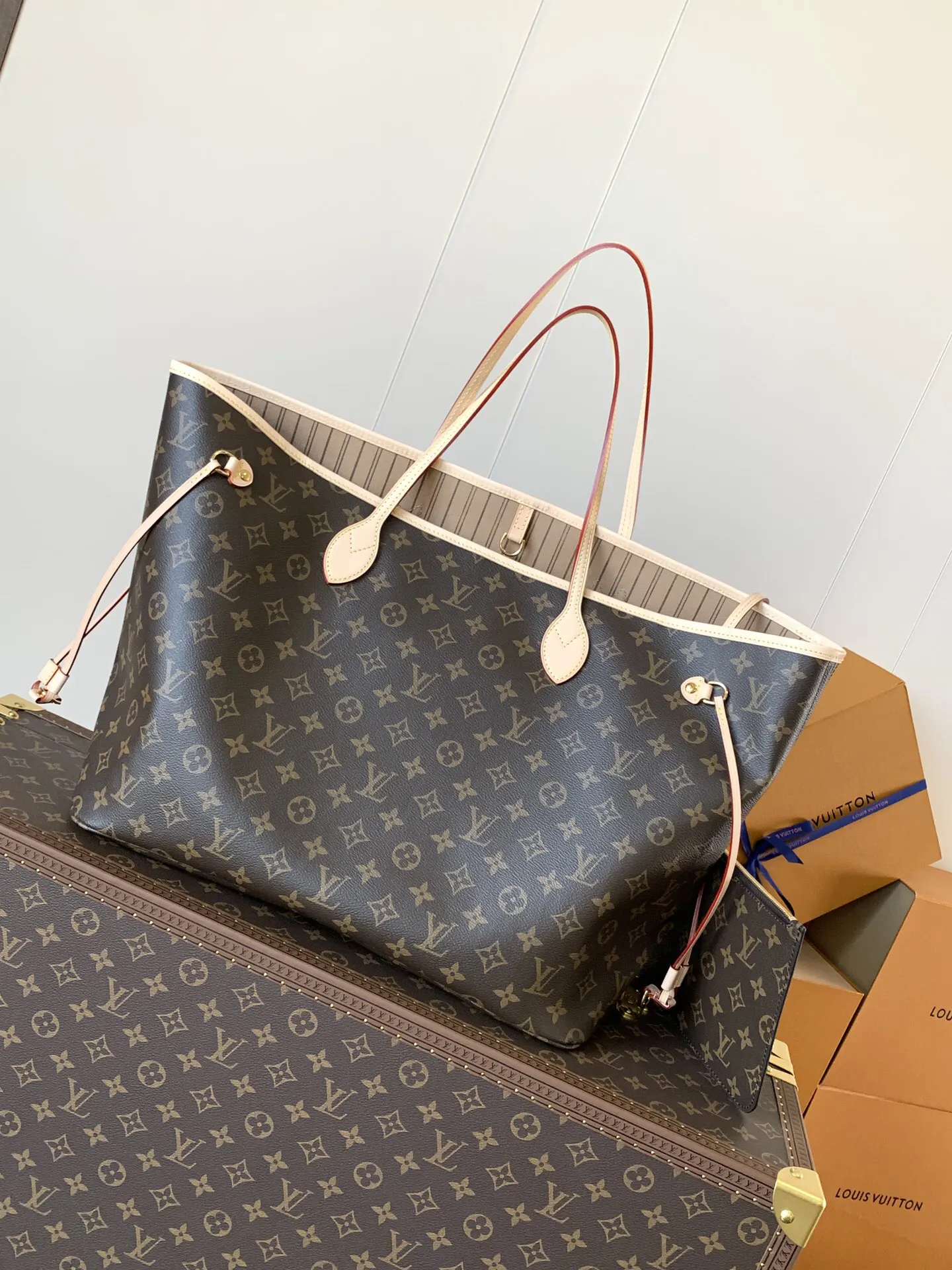 Neverfull 牛皮 托特包 大容量托特款