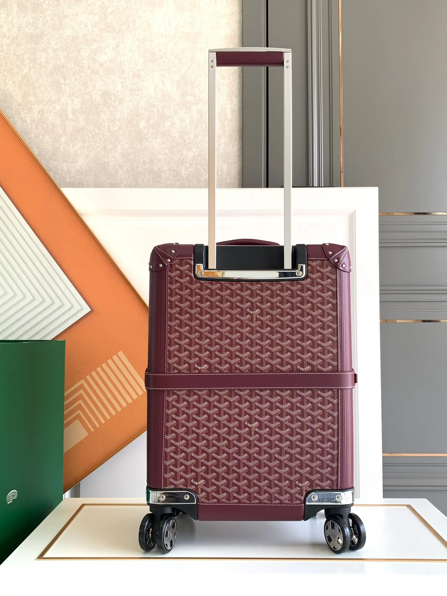 Goyard 戈雅 寸登机箱 全手工精心打造 行李箱 旅行拉杆款 轻便出行款