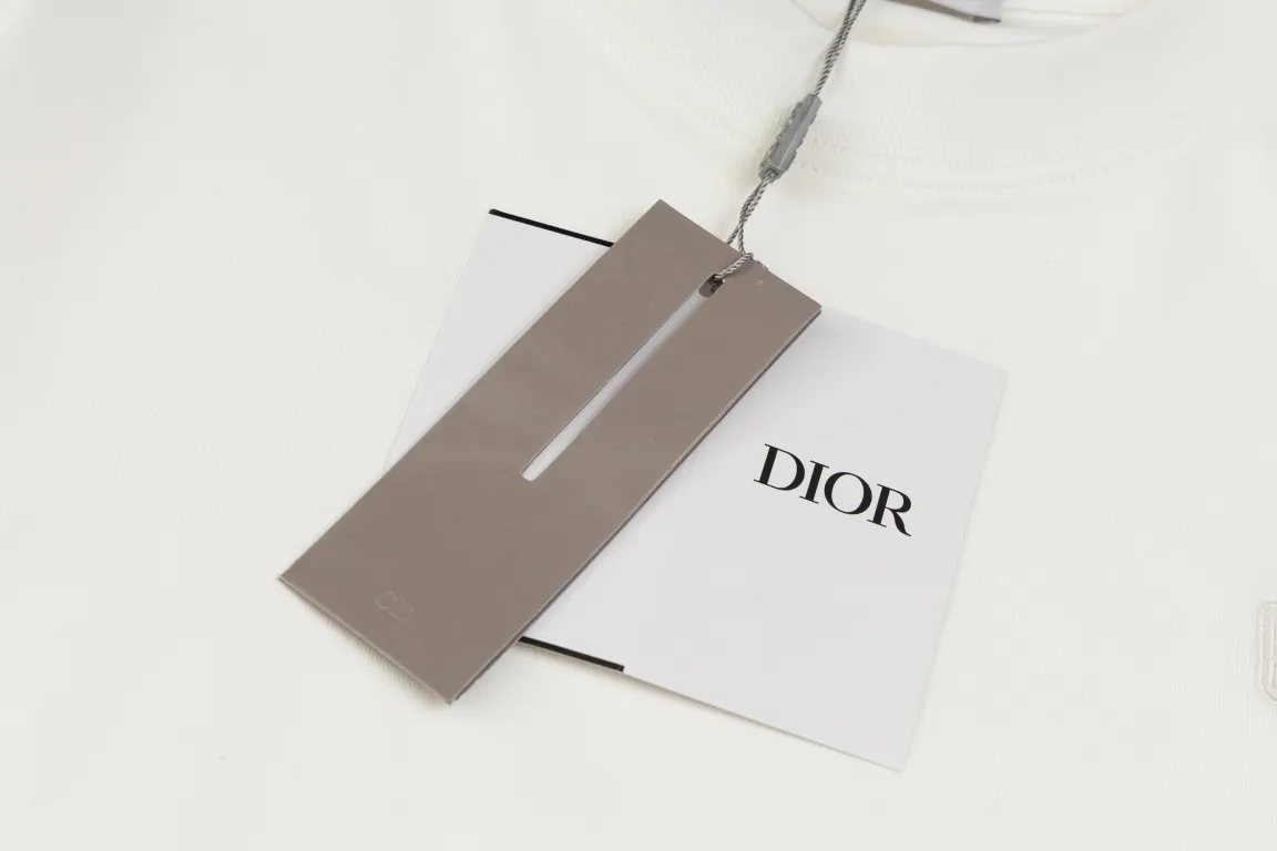 DIOR Logo 刺绣 短袖T恤 休闲百搭款