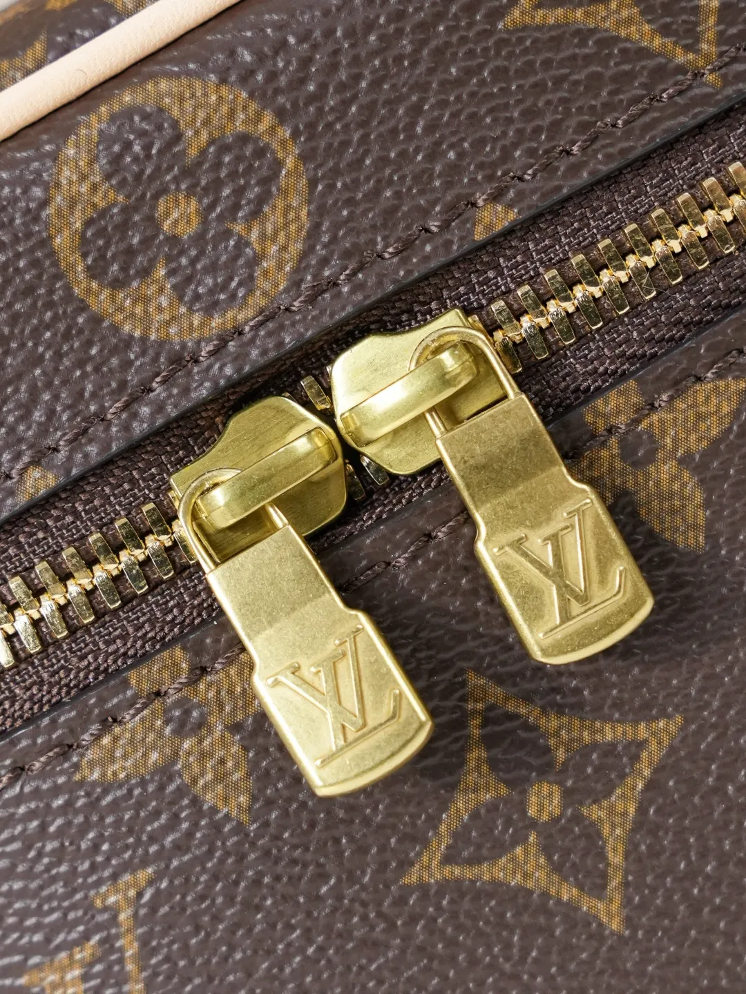 Monogram Organizer Pouch Travel Leather