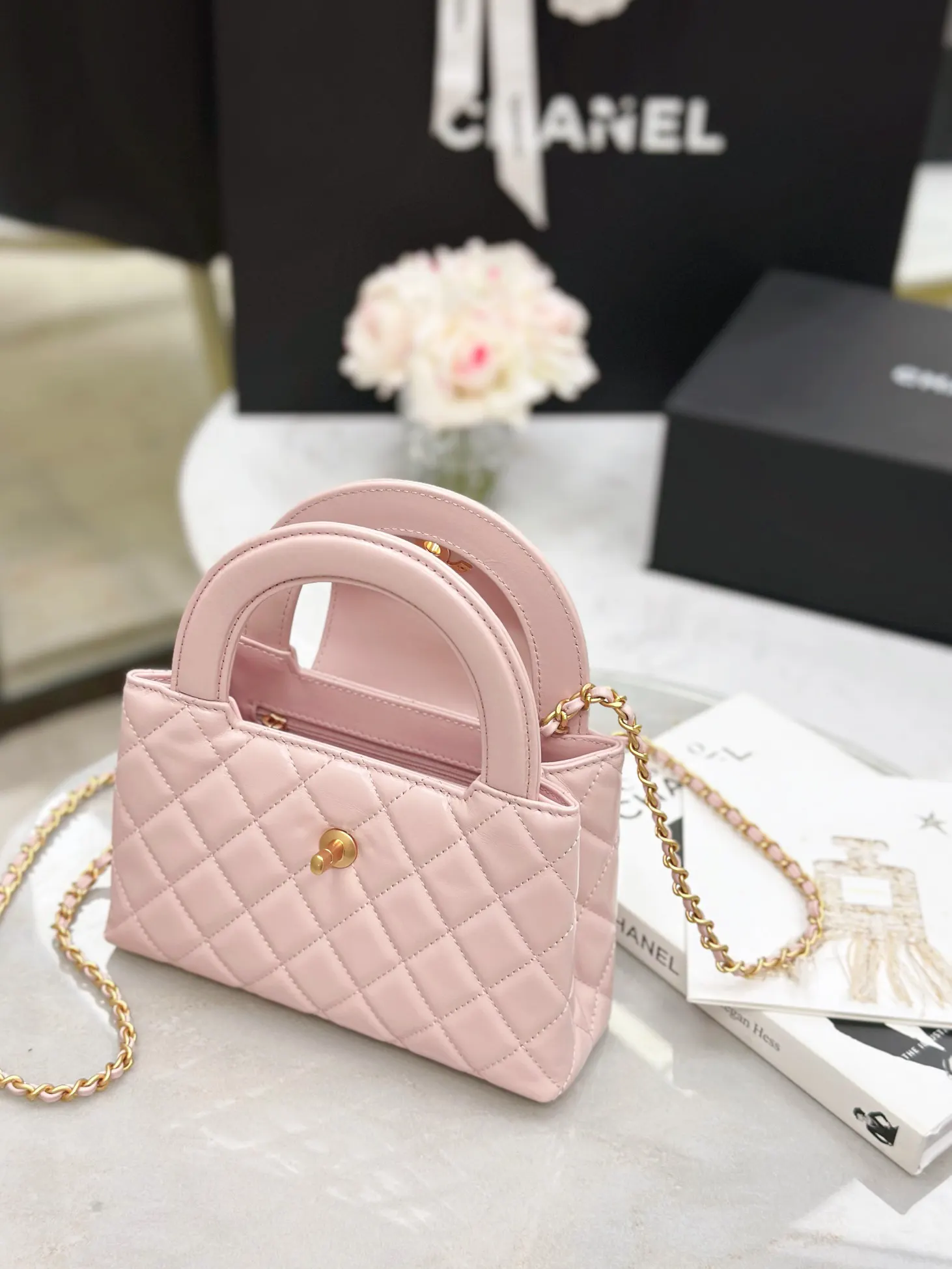 Chanel 油蠟羊皮Kelly手柄包 手提斜挎 手提包(數字7) Chanel 油蠟羊皮Kelly手柄包 手提斜挎 手提包(數字7)