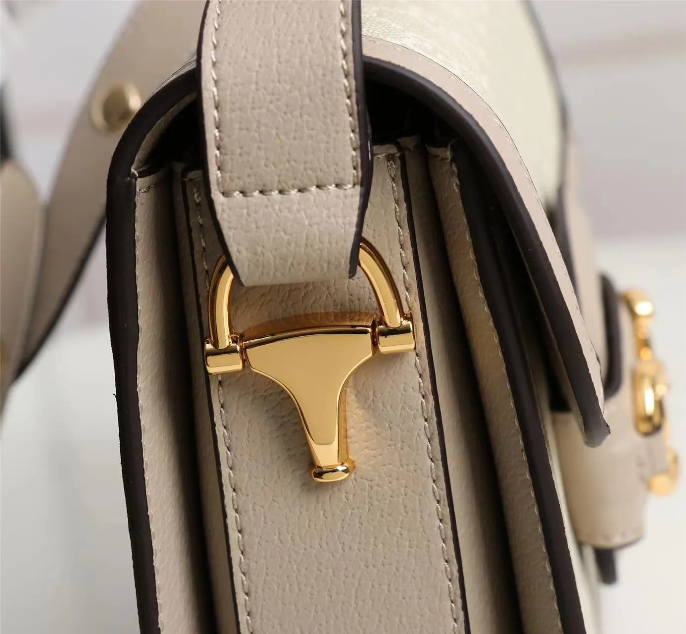 Gucci Horsebit 1955 老花馬銜扣肩揹包 單肩斜挎 斜背包