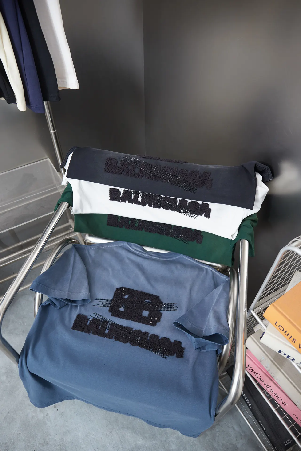Balenciaga 26SS 字母 水洗 短袖T恤