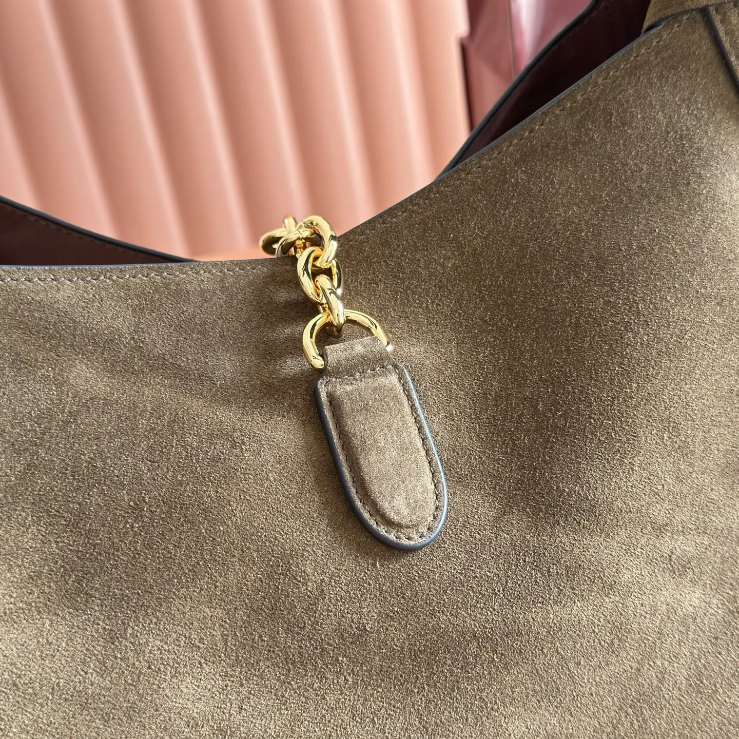 Gucci Green Brown Clutch Bag Leather
