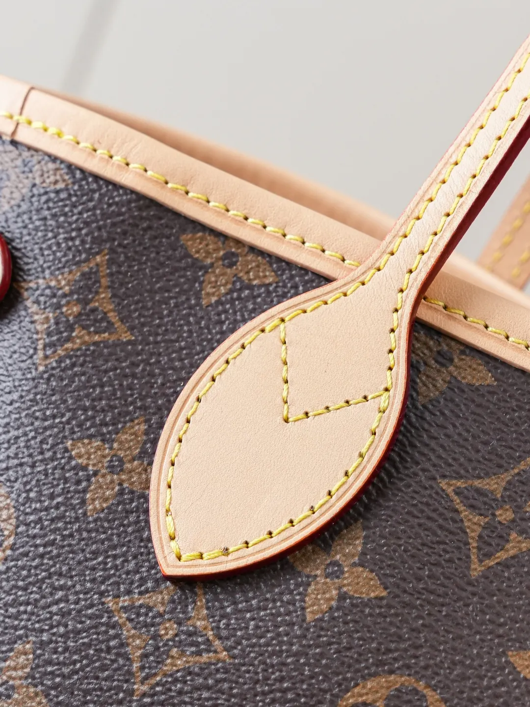 Neverfull 老花 牛皮 托特包 大容量托特款