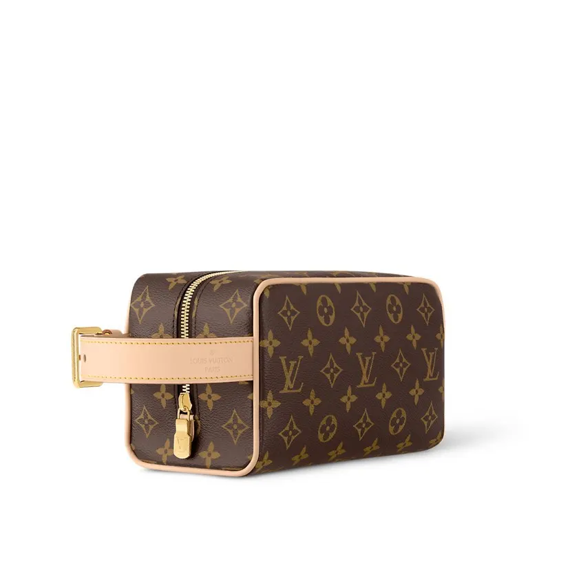 Monogram Organizer Pouch Travel Canvas