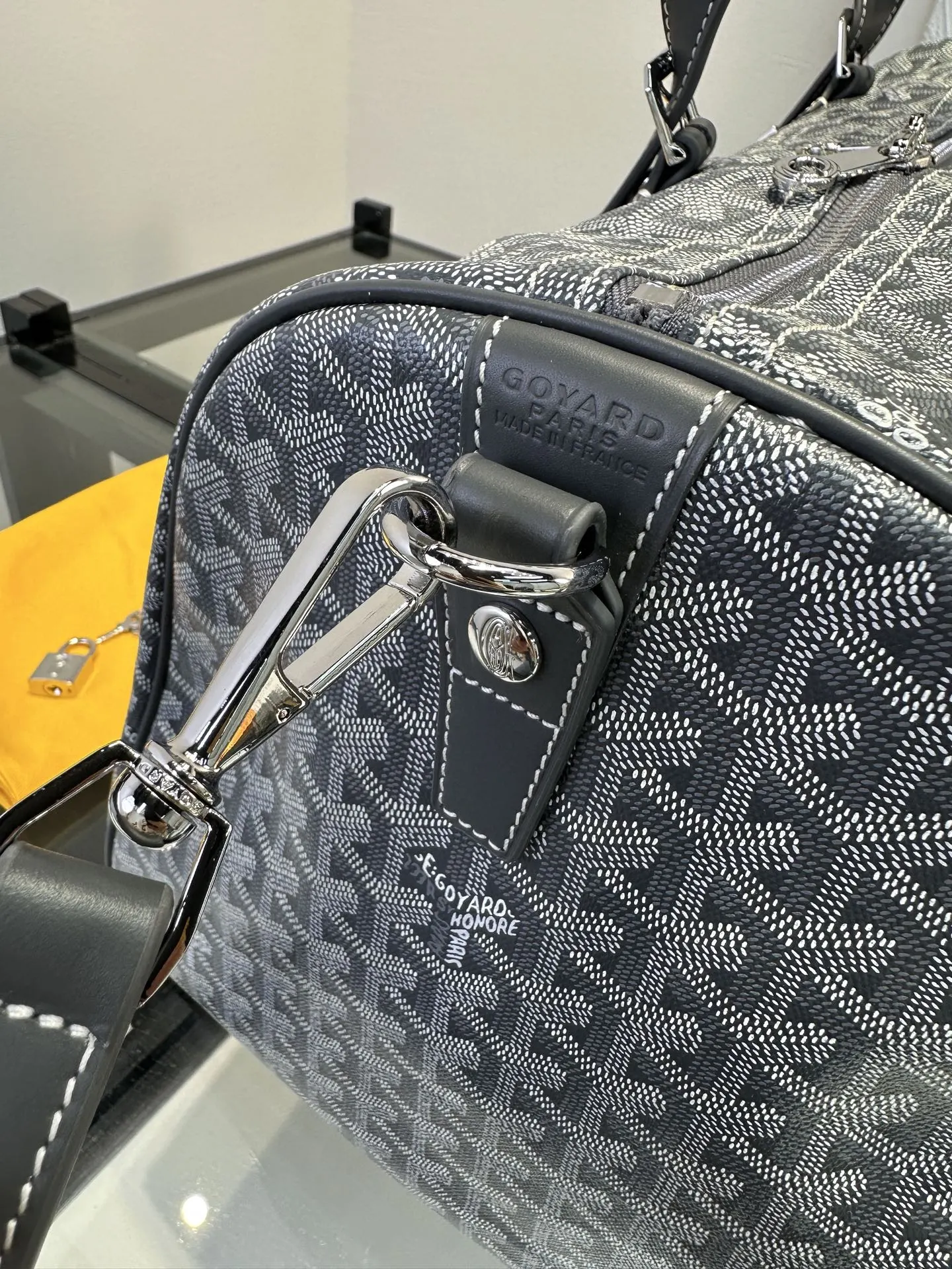 Goyard 灰色 戈雅 Boston 旅行袋 灰色 旅行袋 大容量旅行款
