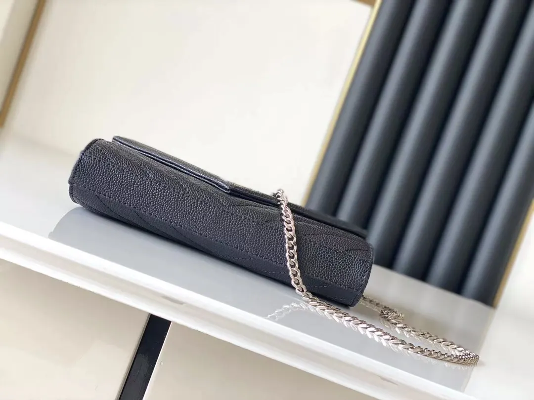 Black Chain Bag Leather