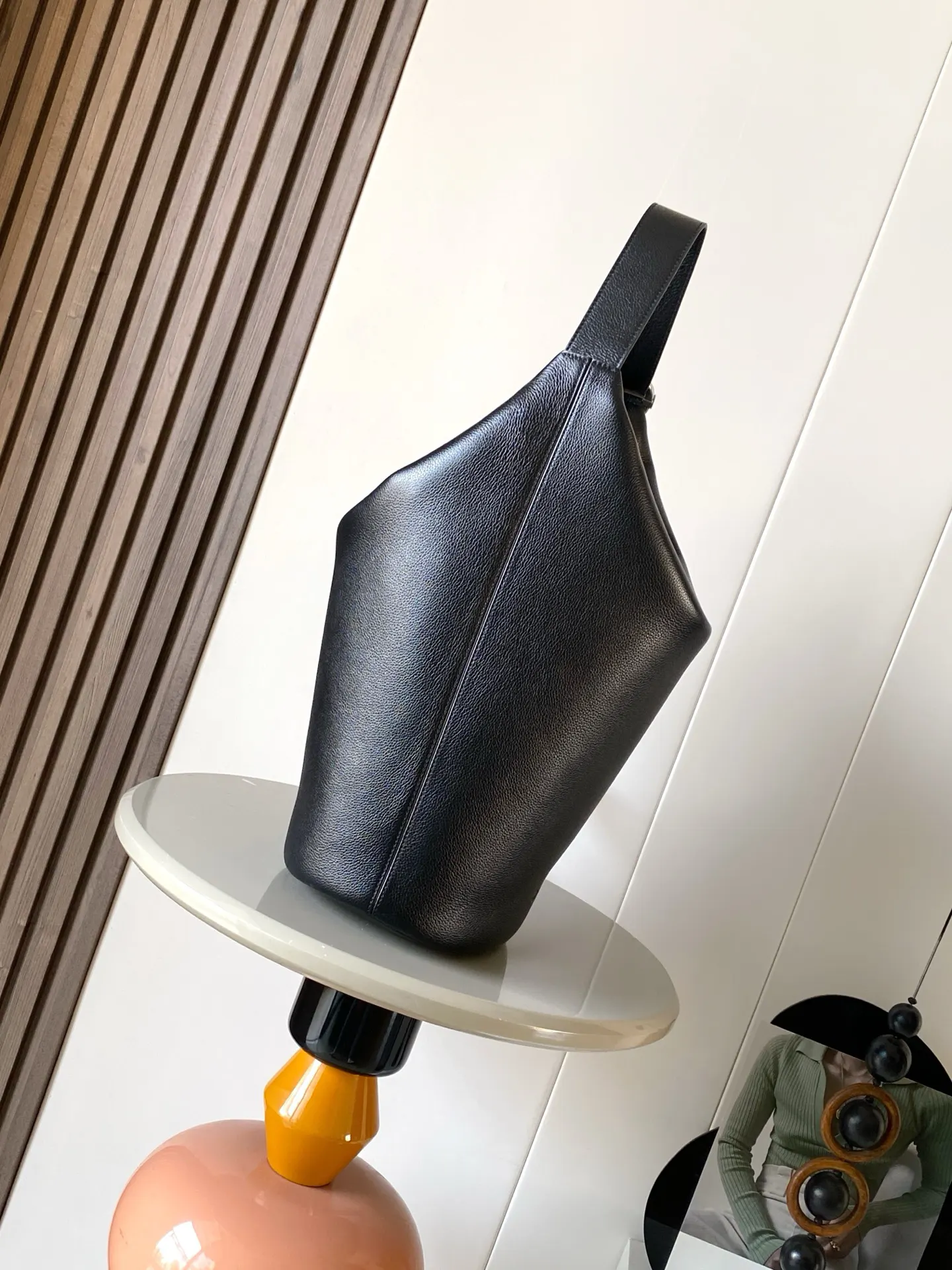 Black Fashion Item Travel Leather