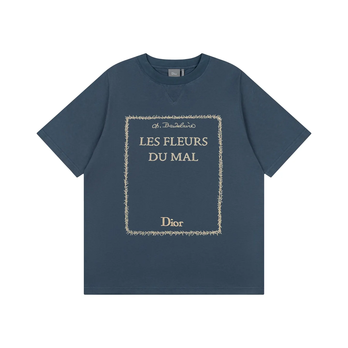 DIOR 刺绣 短袖T恤 休闲百搭款