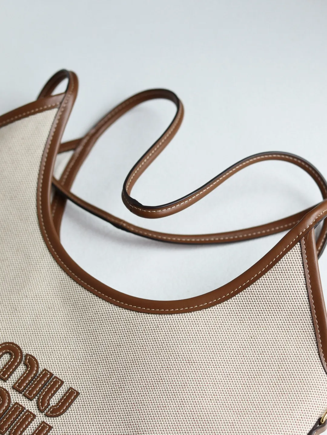 Gold Top Handle Bag Commuter Canvas