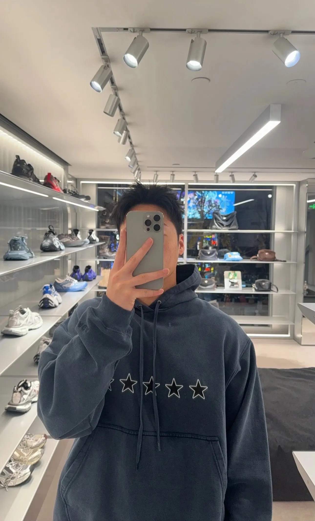 Balenciaga 卫衣 深蓝色